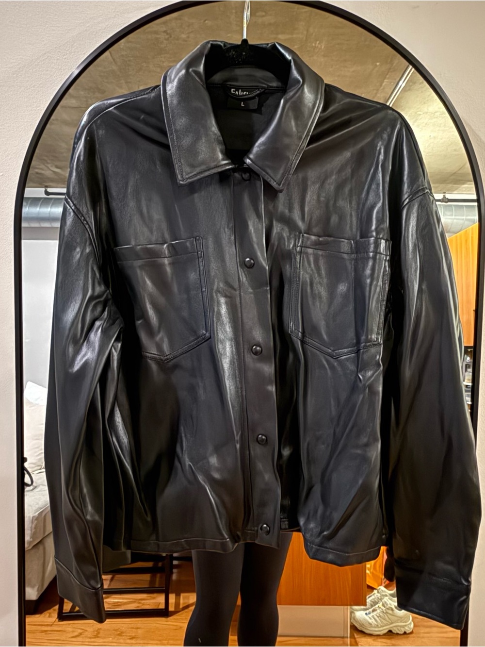 Leather Shacket - Picture 13 of 13